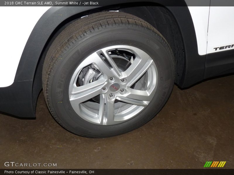 Summit White / ­Jet Black 2018 GMC Terrain SLE AWD