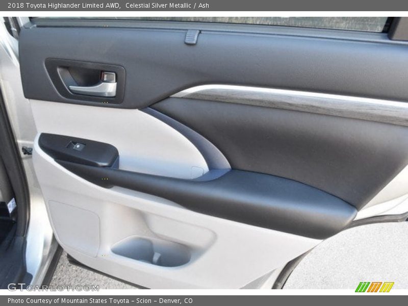 Celestial Silver Metallic / Ash 2018 Toyota Highlander Limited AWD