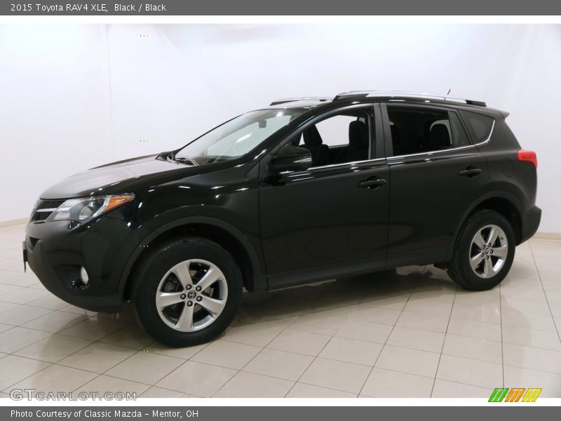 Black / Black 2015 Toyota RAV4 XLE