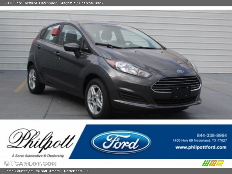Magnetic / Charcoal Black 2018 Ford Fiesta SE Hatchback