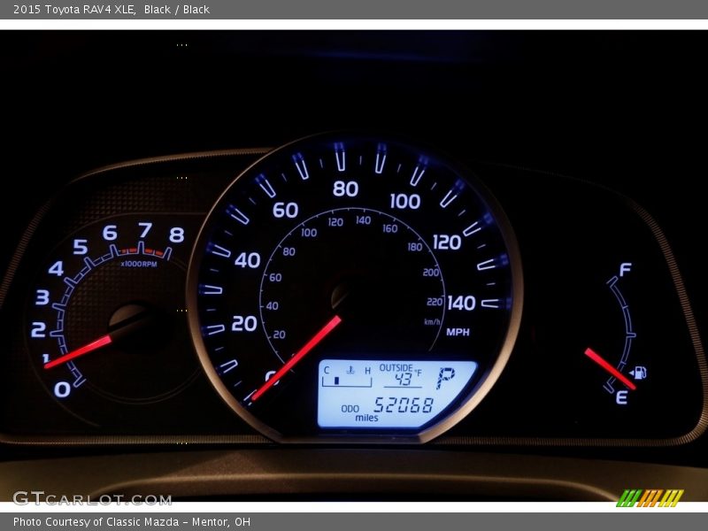 Black / Black 2015 Toyota RAV4 XLE