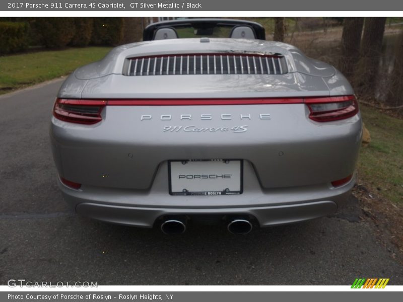 GT Silver Metallic / Black 2017 Porsche 911 Carrera 4S Cabriolet