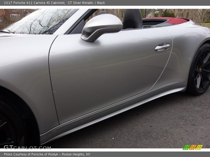 GT Silver Metallic / Black 2017 Porsche 911 Carrera 4S Cabriolet