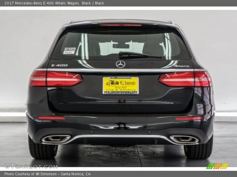 Black / Black 2017 Mercedes-Benz E 400 4Matic Wagon