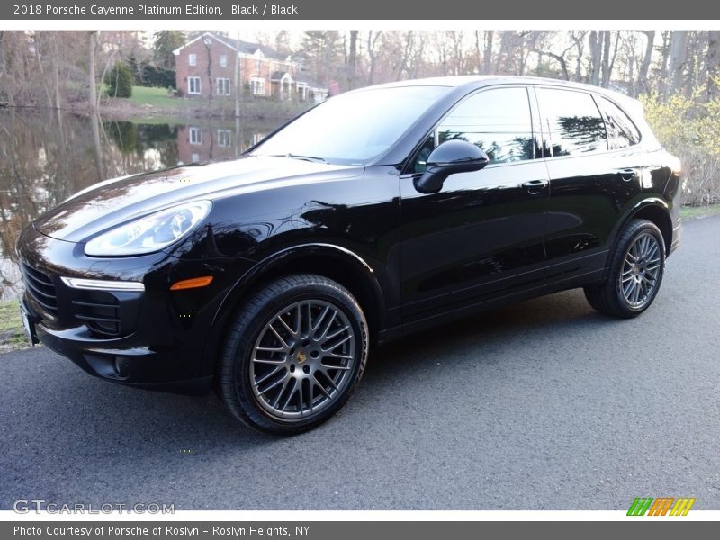 Black / Black 2018 Porsche Cayenne Platinum Edition