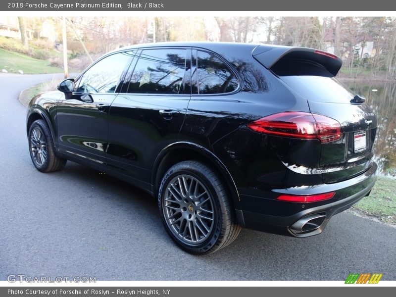Black / Black 2018 Porsche Cayenne Platinum Edition