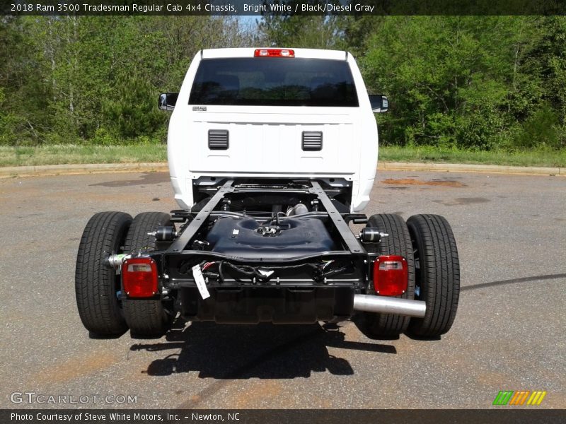 Bright White / Black/Diesel Gray 2018 Ram 3500 Tradesman Regular Cab 4x4 Chassis