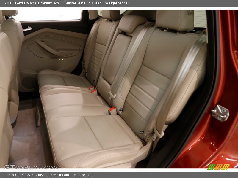 Sunset Metallic / Medium Light Stone 2015 Ford Escape Titanium 4WD