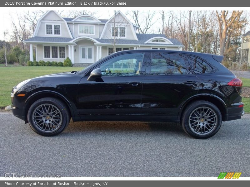  2018 Cayenne Platinum Edition Black