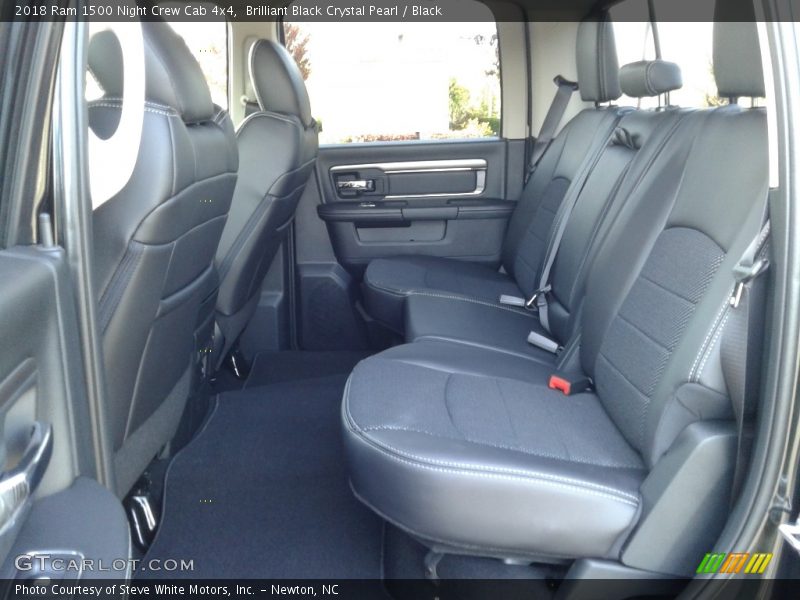Brilliant Black Crystal Pearl / Black 2018 Ram 1500 Night Crew Cab 4x4