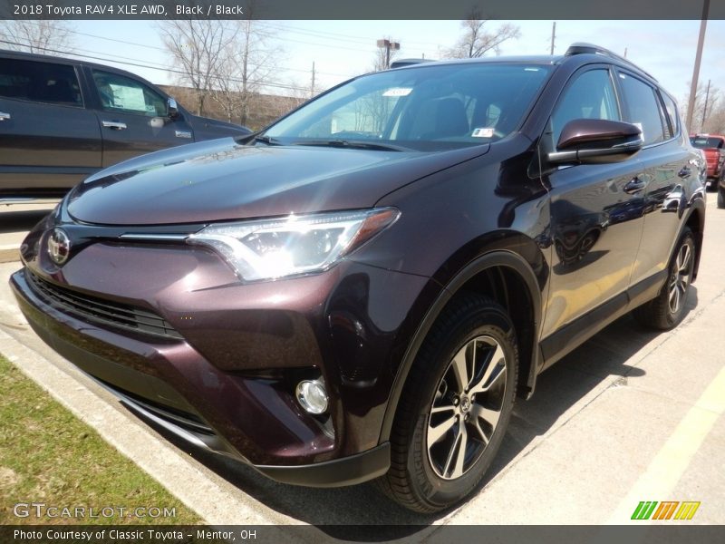 Black / Black 2018 Toyota RAV4 XLE AWD