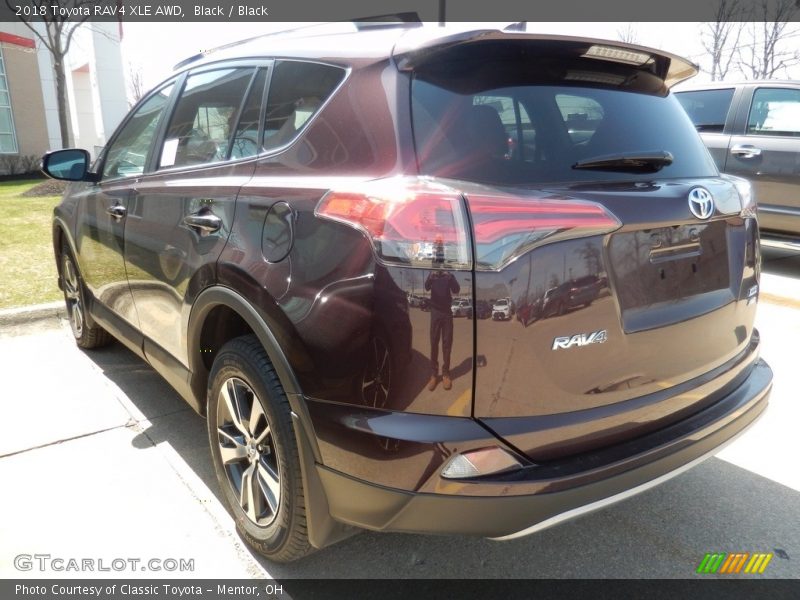 Black / Black 2018 Toyota RAV4 XLE AWD