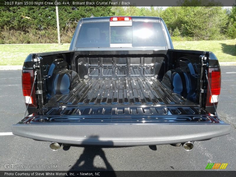 Brilliant Black Crystal Pearl / Black 2018 Ram 1500 Night Crew Cab 4x4