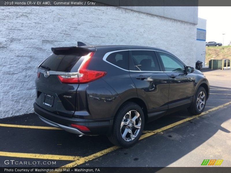 Gunmetal Metallic / Gray 2018 Honda CR-V EX AWD