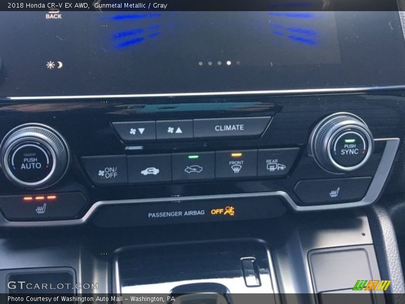 Gunmetal Metallic / Gray 2018 Honda CR-V EX AWD