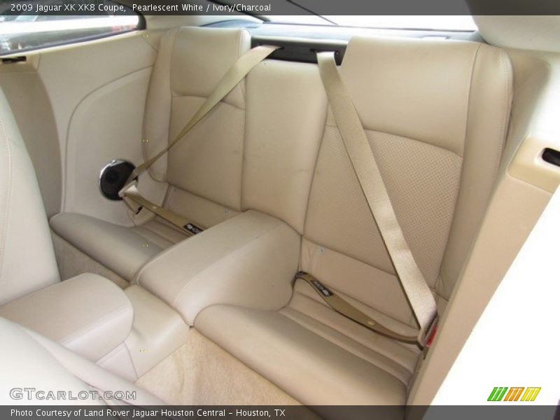 Pearlescent White / Ivory/Charcoal 2009 Jaguar XK XK8 Coupe