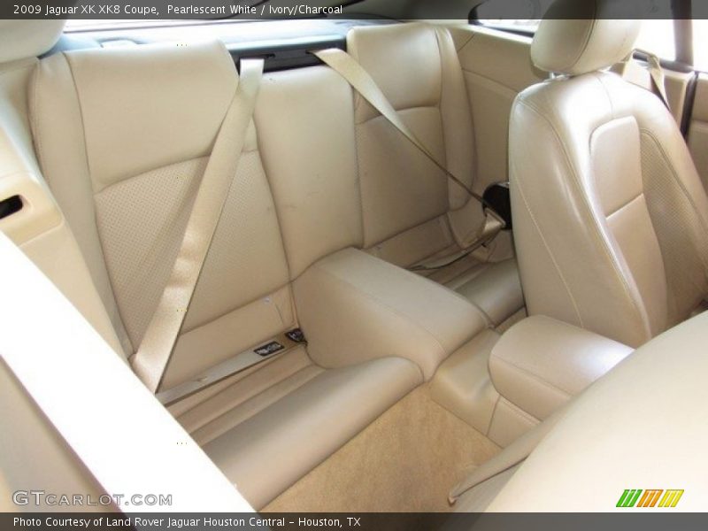 Pearlescent White / Ivory/Charcoal 2009 Jaguar XK XK8 Coupe