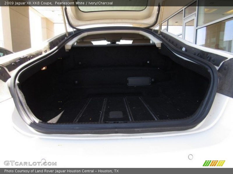 Pearlescent White / Ivory/Charcoal 2009 Jaguar XK XK8 Coupe