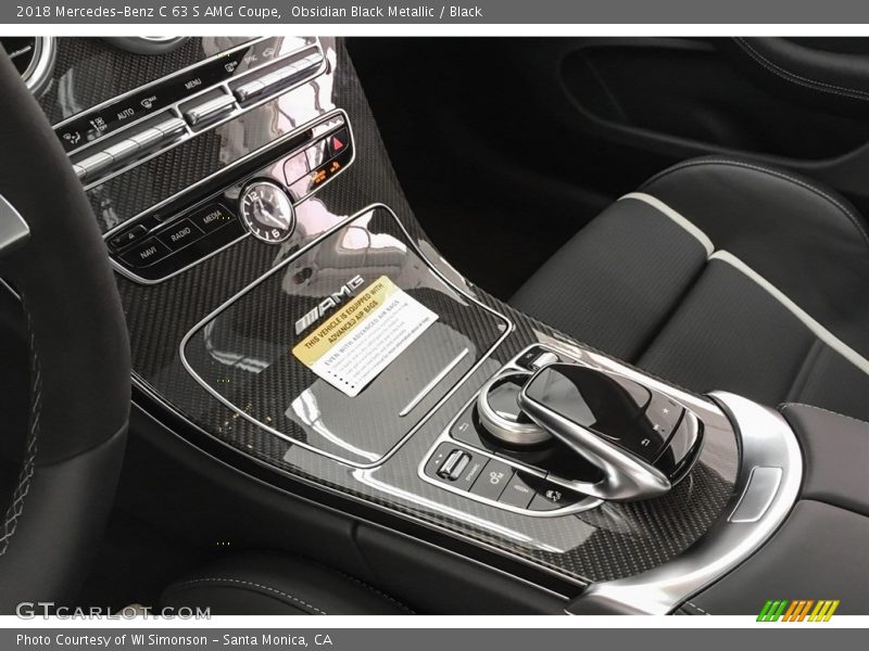 Controls of 2018 C 63 S AMG Coupe