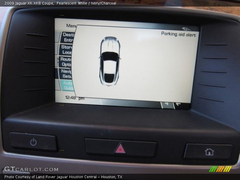 Pearlescent White / Ivory/Charcoal 2009 Jaguar XK XK8 Coupe