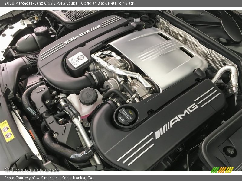  2018 C 63 S AMG Coupe Engine - 4.0 Liter AMG biturbo DOHC 32-Valve VVT V8