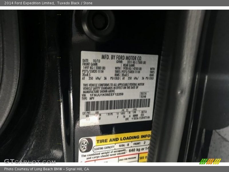 Tuxedo Black / Stone 2014 Ford Expedition Limited