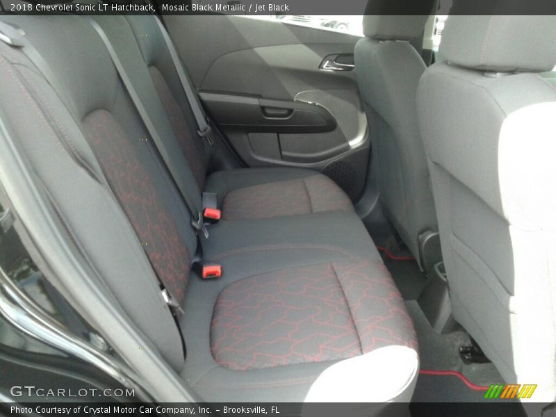 Mosaic Black Metallic / Jet Black 2018 Chevrolet Sonic LT Hatchback