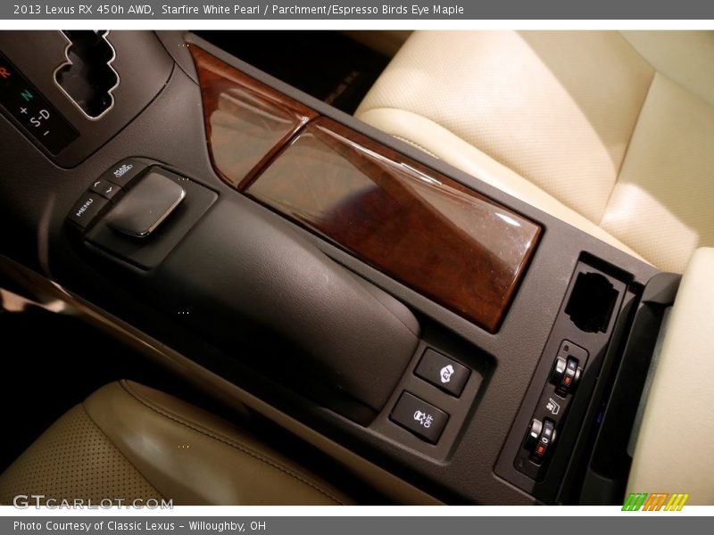 Starfire White Pearl / Parchment/Espresso Birds Eye Maple 2013 Lexus RX 450h AWD