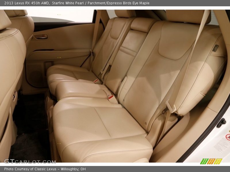 Starfire White Pearl / Parchment/Espresso Birds Eye Maple 2013 Lexus RX 450h AWD
