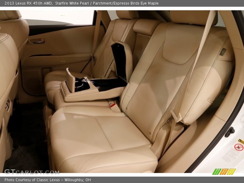 Starfire White Pearl / Parchment/Espresso Birds Eye Maple 2013 Lexus RX 450h AWD