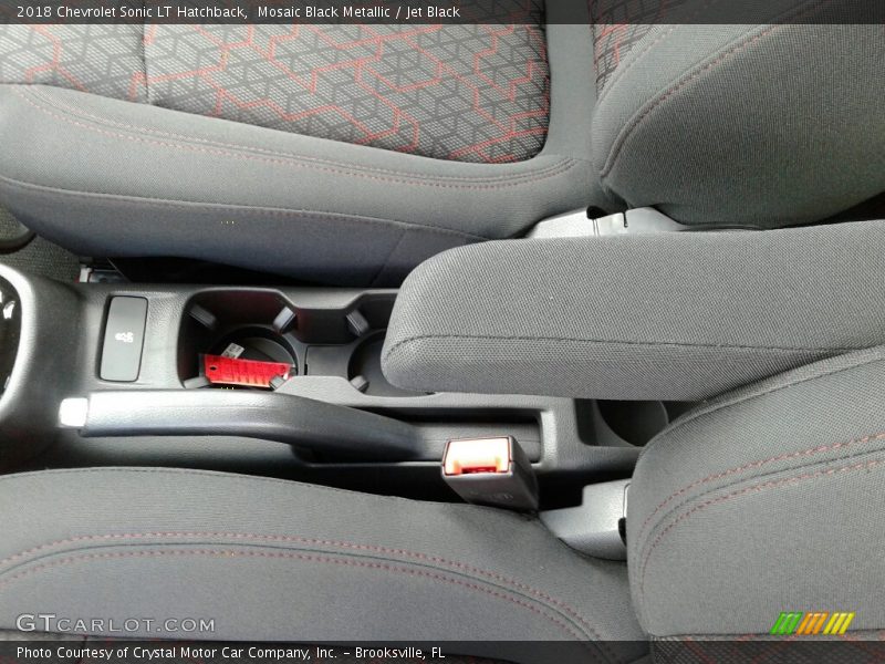 Mosaic Black Metallic / Jet Black 2018 Chevrolet Sonic LT Hatchback