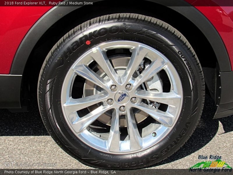 Ruby Red / Medium Stone 2018 Ford Explorer XLT