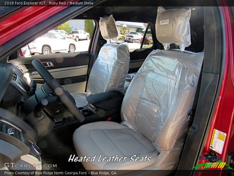 Ruby Red / Medium Stone 2018 Ford Explorer XLT