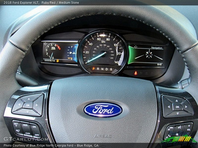 Ruby Red / Medium Stone 2018 Ford Explorer XLT