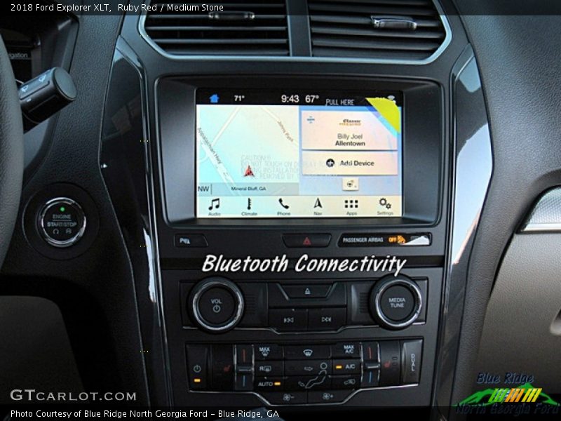 Ruby Red / Medium Stone 2018 Ford Explorer XLT