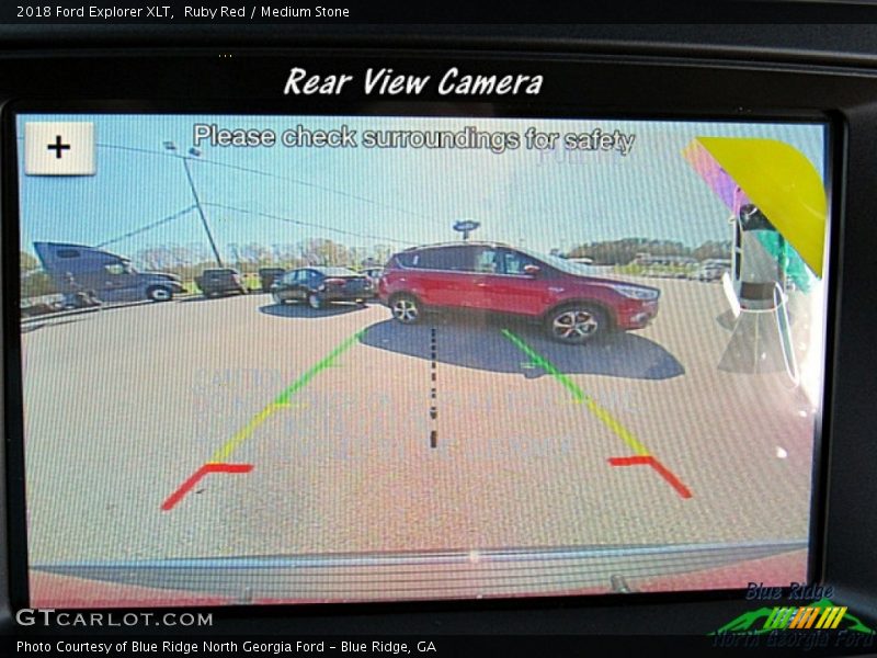 Ruby Red / Medium Stone 2018 Ford Explorer XLT