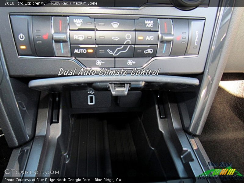 Ruby Red / Medium Stone 2018 Ford Explorer XLT