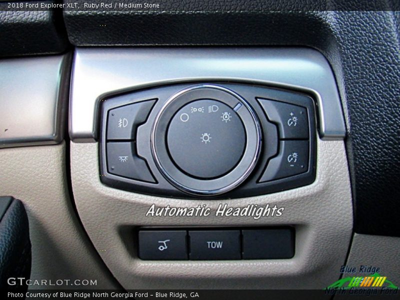 Ruby Red / Medium Stone 2018 Ford Explorer XLT