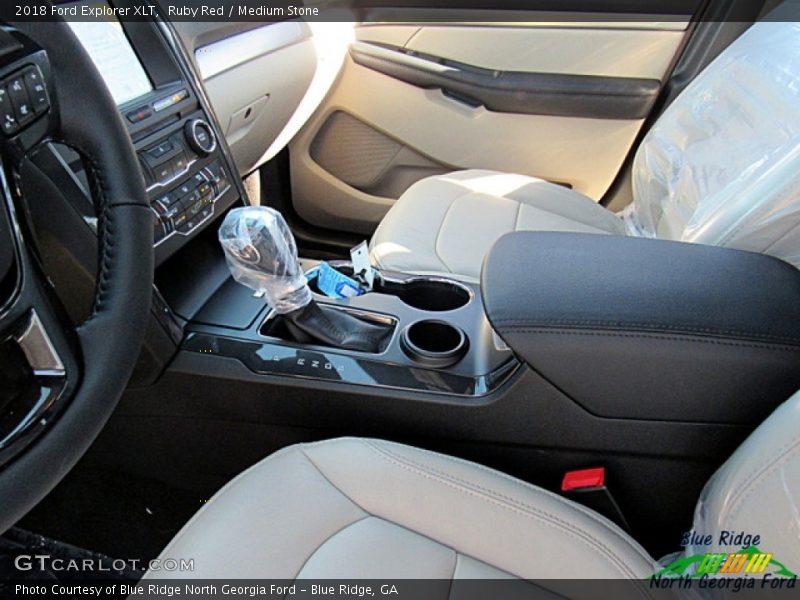 Ruby Red / Medium Stone 2018 Ford Explorer XLT