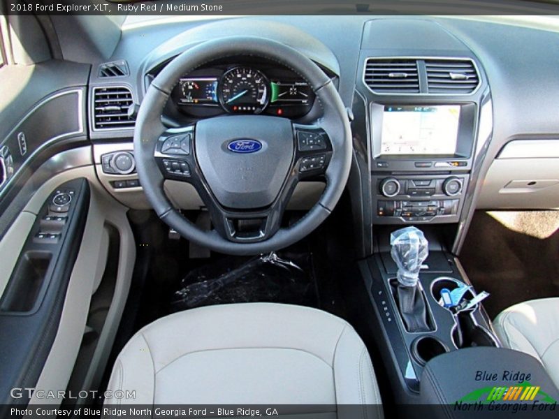 Ruby Red / Medium Stone 2018 Ford Explorer XLT