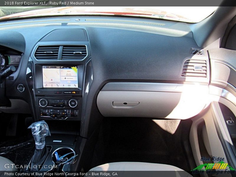 Ruby Red / Medium Stone 2018 Ford Explorer XLT