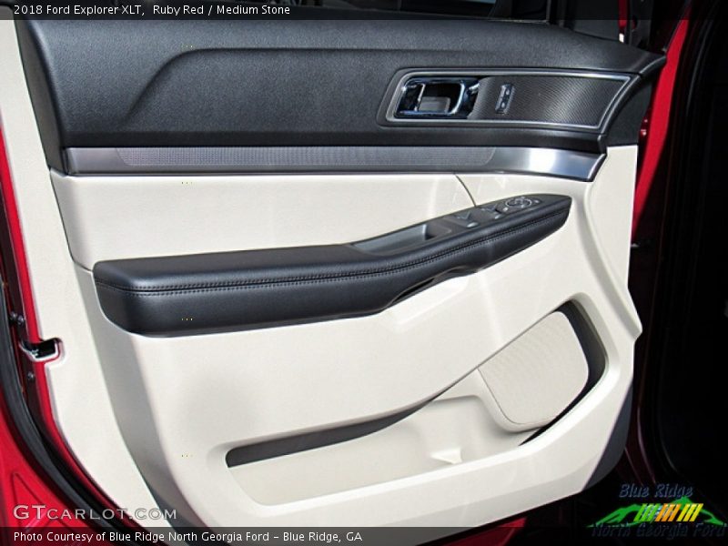 Ruby Red / Medium Stone 2018 Ford Explorer XLT