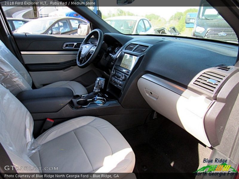 Ruby Red / Medium Stone 2018 Ford Explorer XLT