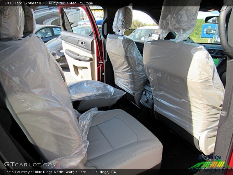 Ruby Red / Medium Stone 2018 Ford Explorer XLT