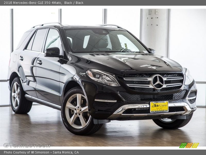 Black / Black 2018 Mercedes-Benz GLE 350 4Matic