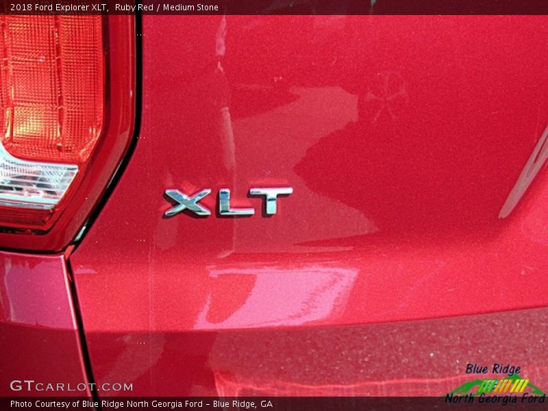 Ruby Red / Medium Stone 2018 Ford Explorer XLT