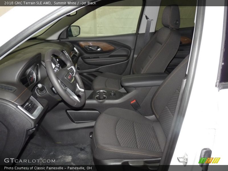 Summit White / ­Jet Black 2018 GMC Terrain SLE AWD
