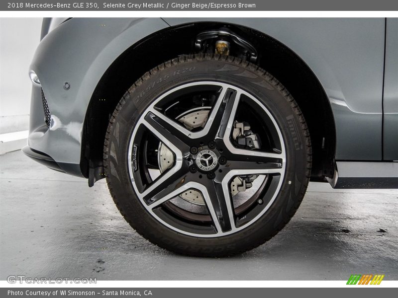 Selenite Grey Metallic / Ginger Beige/Espresso Brown 2018 Mercedes-Benz GLE 350