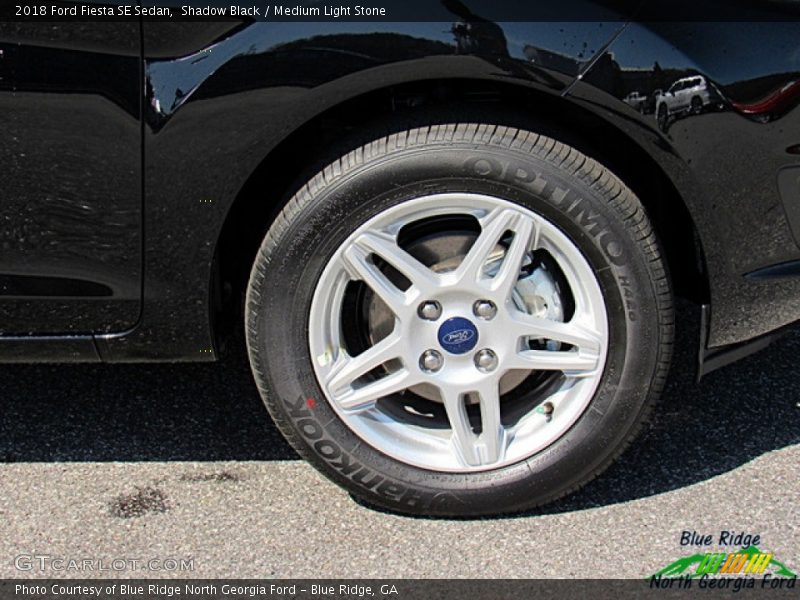 Shadow Black / Medium Light Stone 2018 Ford Fiesta SE Sedan
