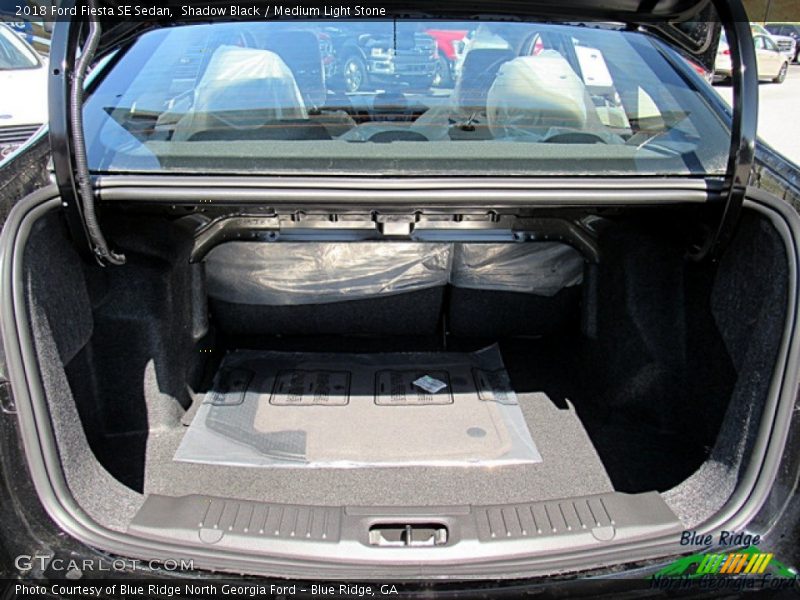 Shadow Black / Medium Light Stone 2018 Ford Fiesta SE Sedan